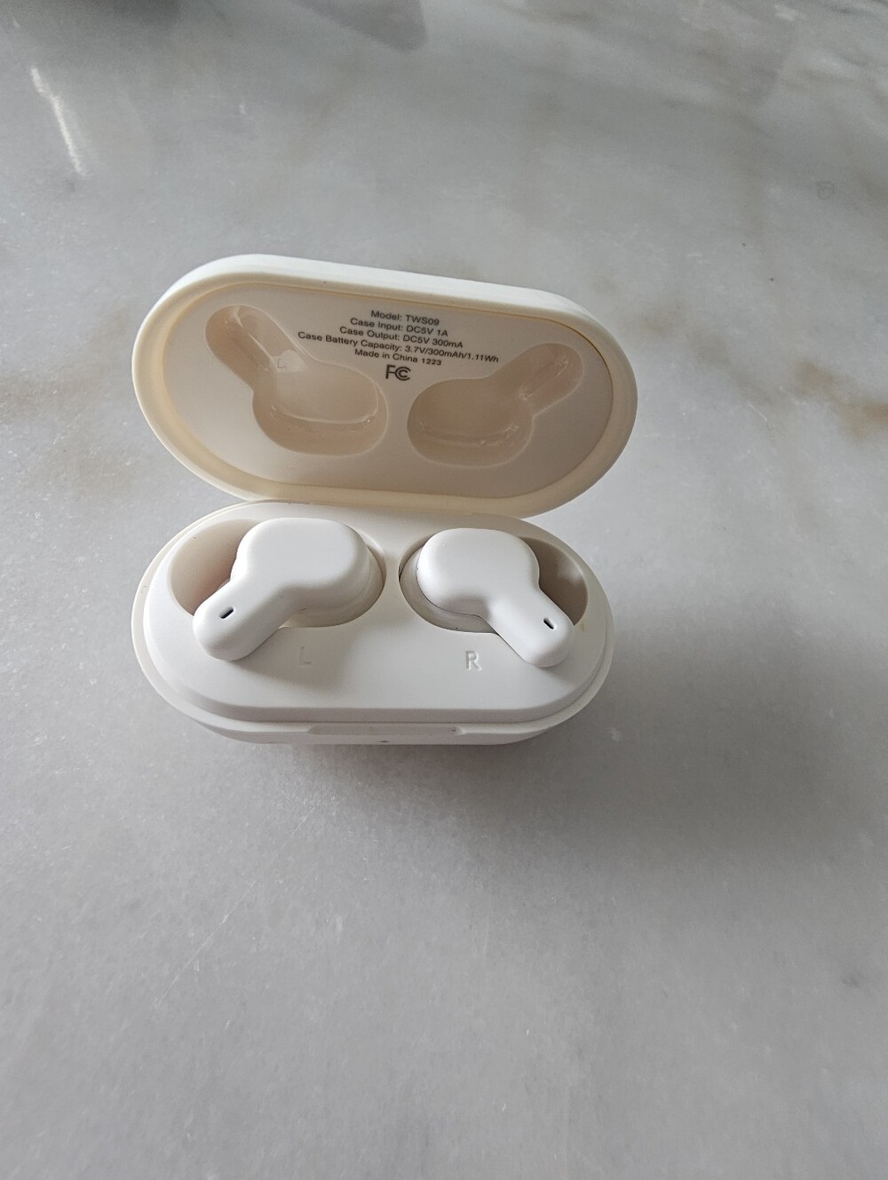 Hayday Wireless Earbuds with Charging Case - White